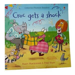 📚 Croc Gets a Shot | by Mairi Mackinnon & Fred Blunt | Usborne Childrens Book
